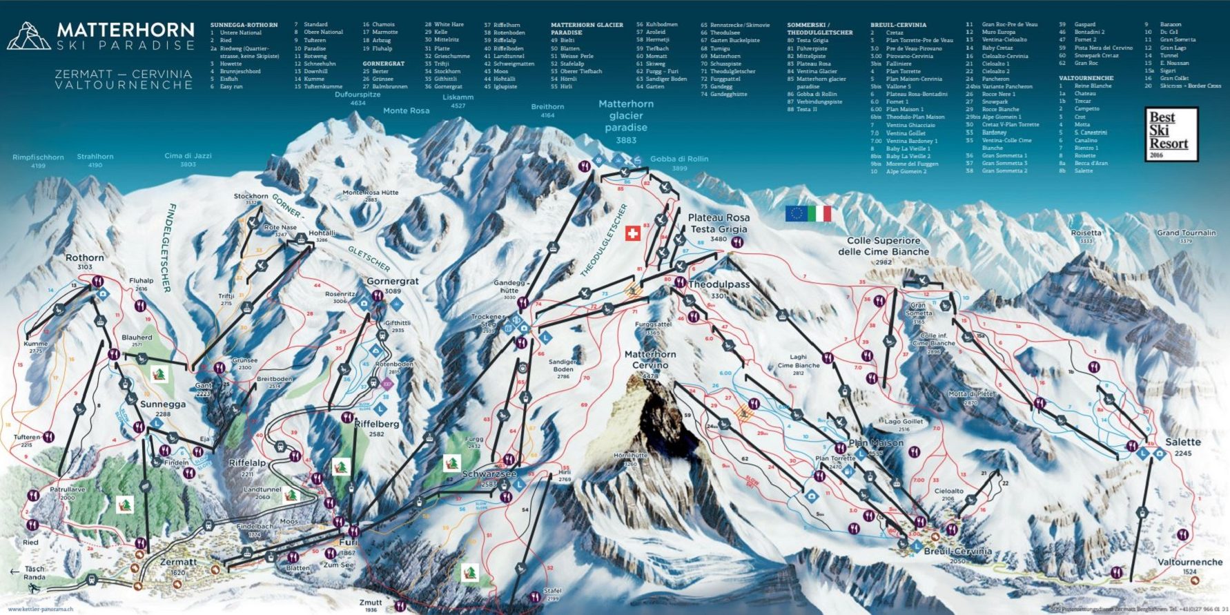 zermatt ski map