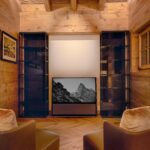 012 Chalet Kemaura Zermatt Library TV
