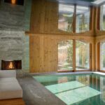015 Chalet Kemaura Zermatt Swimming Pool Fireplace