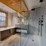 023 Chalet Kemaura Zermatt Master Bedroom Bathroom