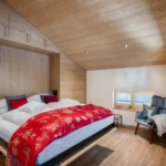 010 Chalet Hofer Zermatt Bedroom Bed Down