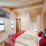 012 Chalet Hofer Zermatt Bedroom Bed Down