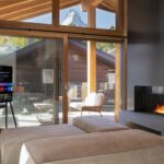 003 Penthouse Weissmatten Zermatt Living Room and Terrace