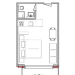 9. Lodge Studio Floor Plan 35m2